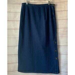 Vintage C.M.C by Color Me Cotton Denim Jean with Button Slit Size XL